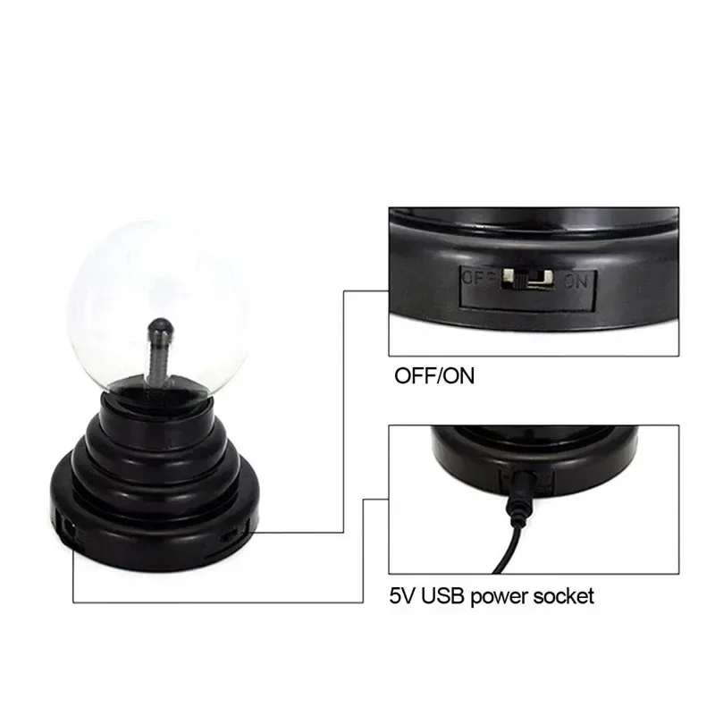 Mini Camera Light Night Light Novelty Plasma Ball Light Monitor Gift Magic Light Full HD 1080P Wireless Wifi Visual Camera Video