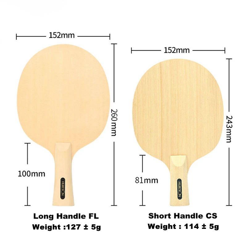 HUISHENG Original  (1 Ply HINOKI) Table Tennis Blade  Solid Cypress Ping Pong Bat  Pure Wood