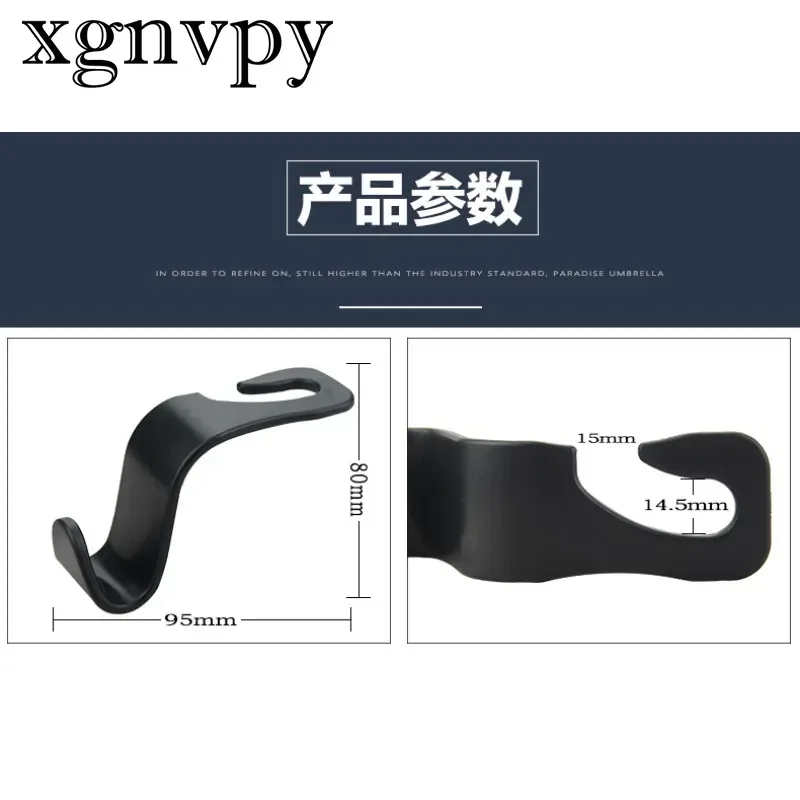 Xgnvpy Simple and Practical Car Hook Upholstery Multi-functional Hook Car Creative Plastic Interior Multi-purpose Upholstery