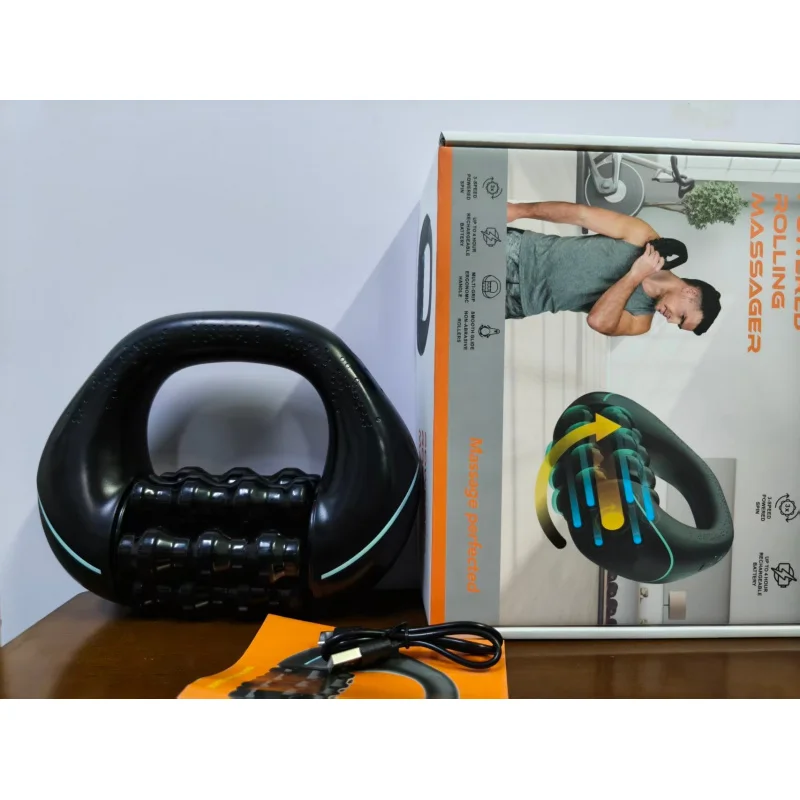 Massageador Elétrico Portátil de Percussão para Alívio Muscular e Corporal - Ferramenta de Massagem Elétrica Portátil