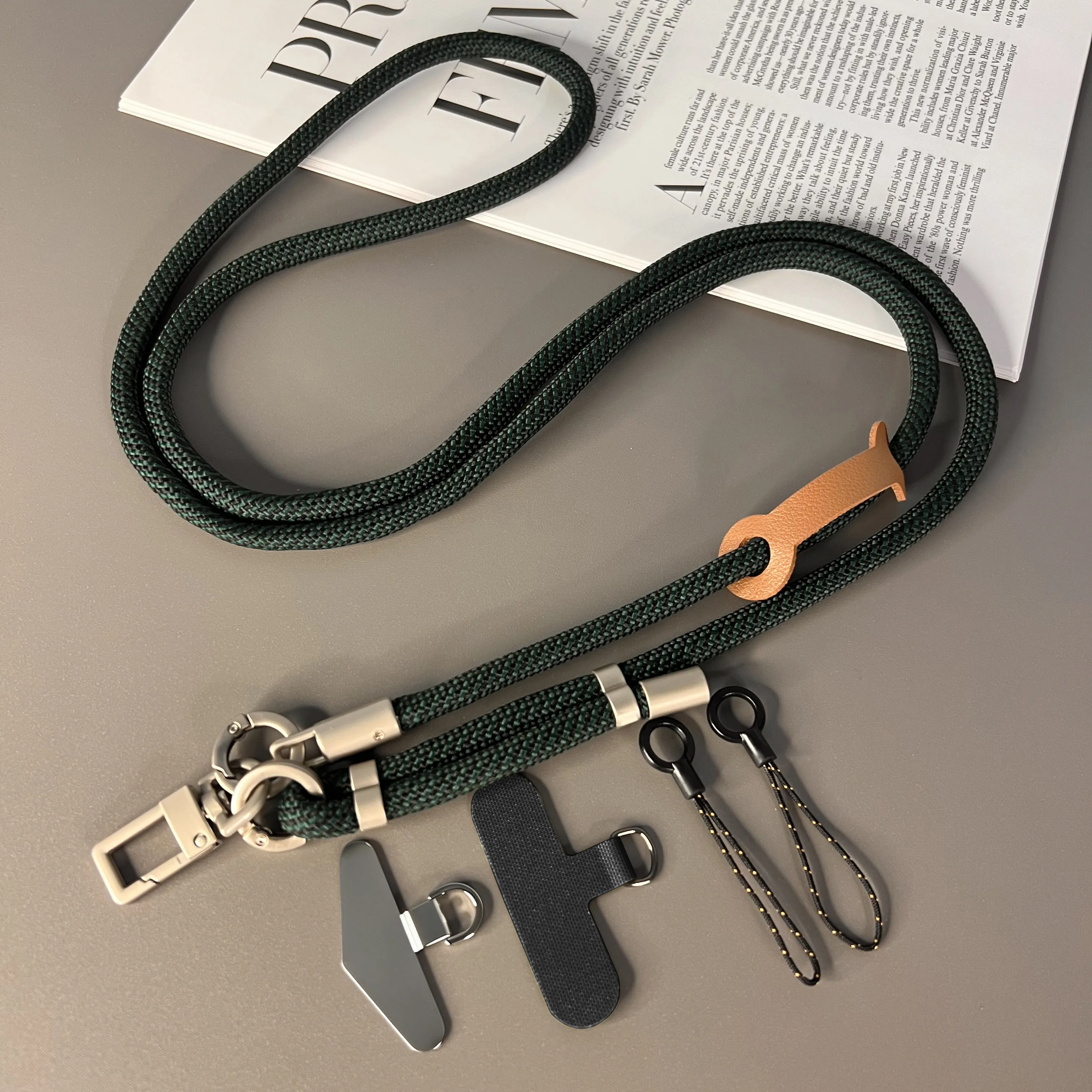 Adjustable High-End Crossbody Phone Lanyard