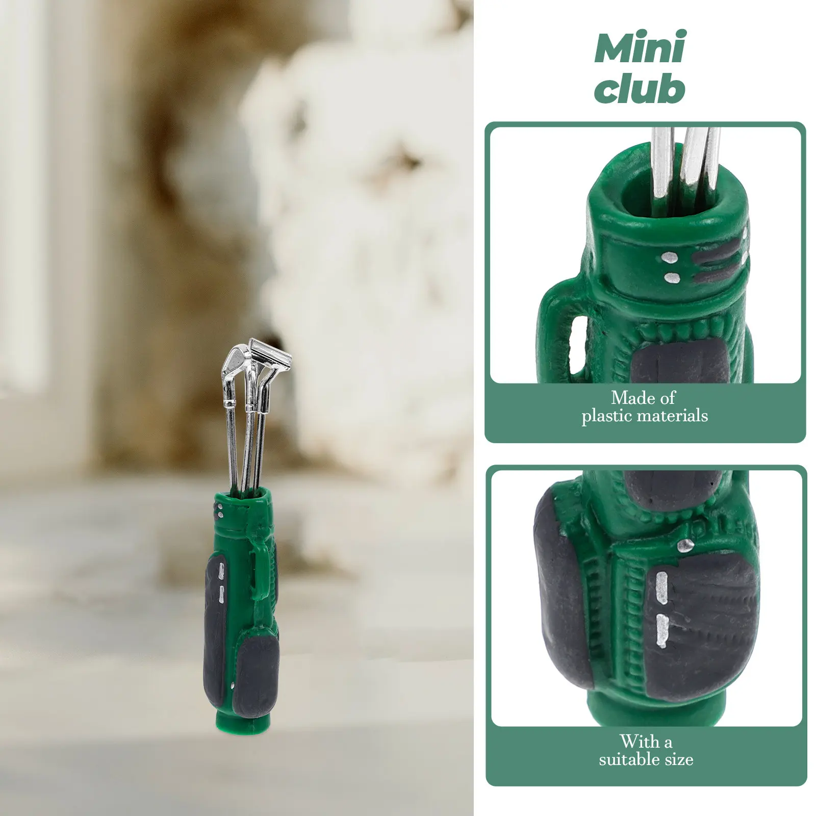 4Pcs Set Lifelike Portable Mini House Accessories Scene Decoration Perfect Gift for Christmas Birthday Valentine