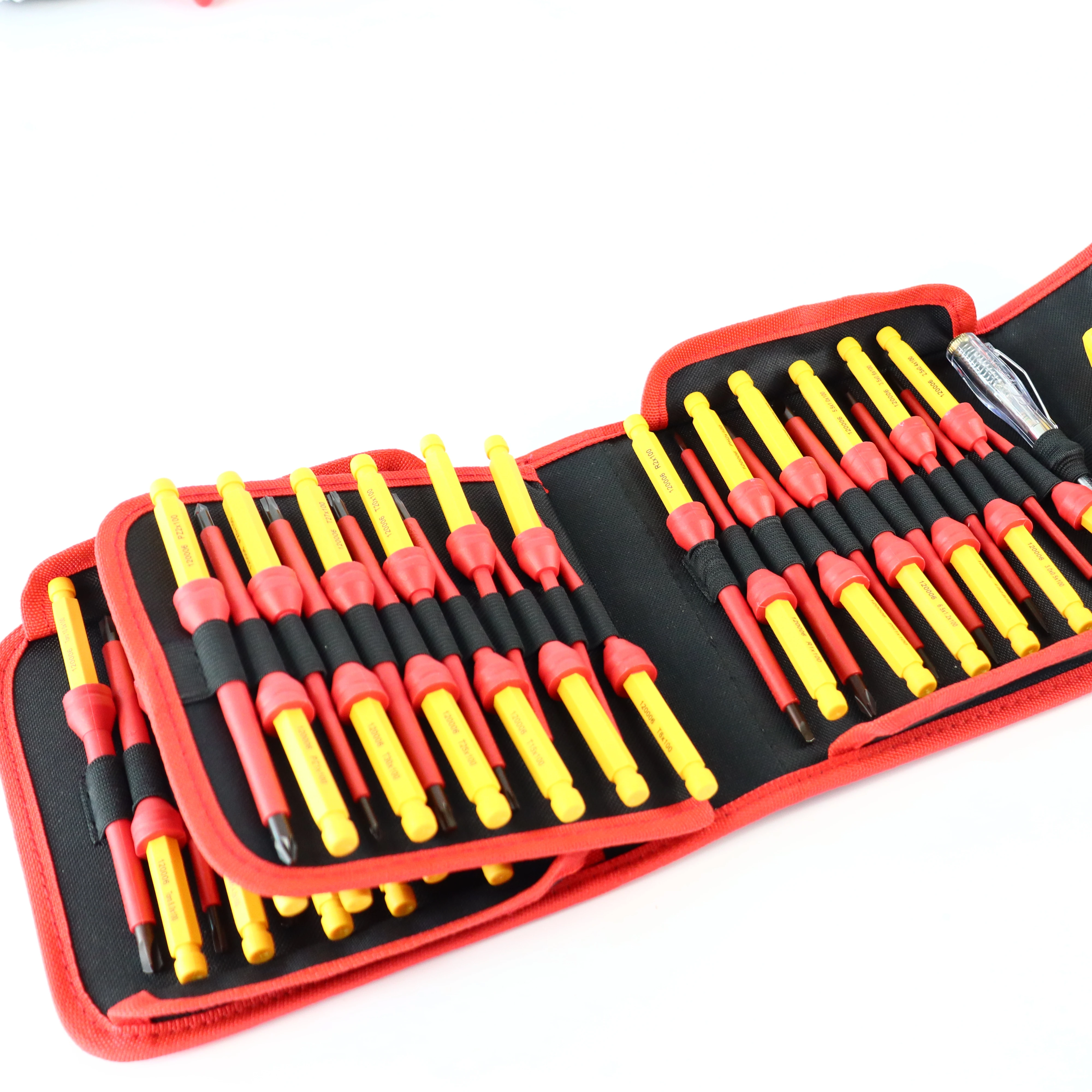 Professional VDE 116PCS Insulated Electrical Complete Trolley Tool Box Set