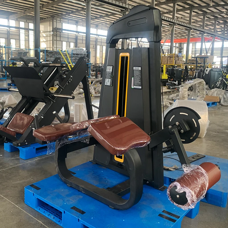 Colorful Commercial Gym Fitness Strength Training Leg Curl Exercise Machine Prone Leg Curl Equipmentpromote sales
