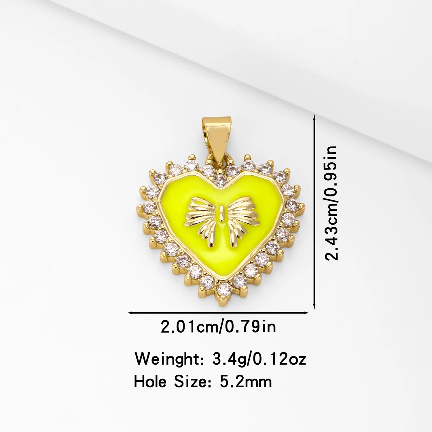 Colorful Vivid Heart Shaped Pendant Black/Red/Blue/Yellow/White DIY Nacklace/Bracelet Jewelry Party Show Women Gifts Daily Wear