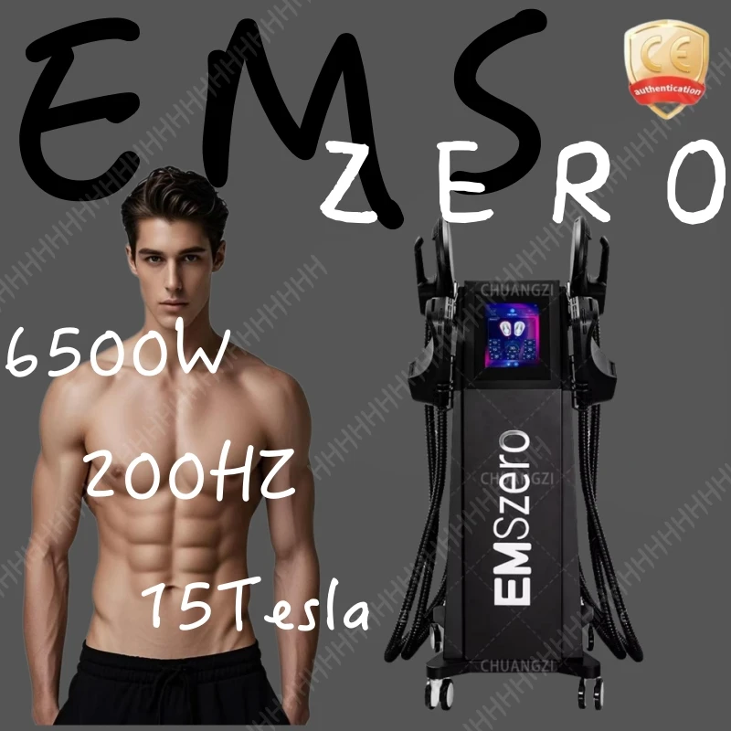 EMSZERO 전문 휴대용 기계, EMSZERO PRO, 지방 제거, 바디 조각, 6500w