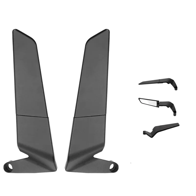

Leading-Edge-Stealth Winglets Mirror For MT 03 07 09 R1R3R7 XMAX Kawasaki Motorcycle Mirrors Motorcycle Universal Winglet