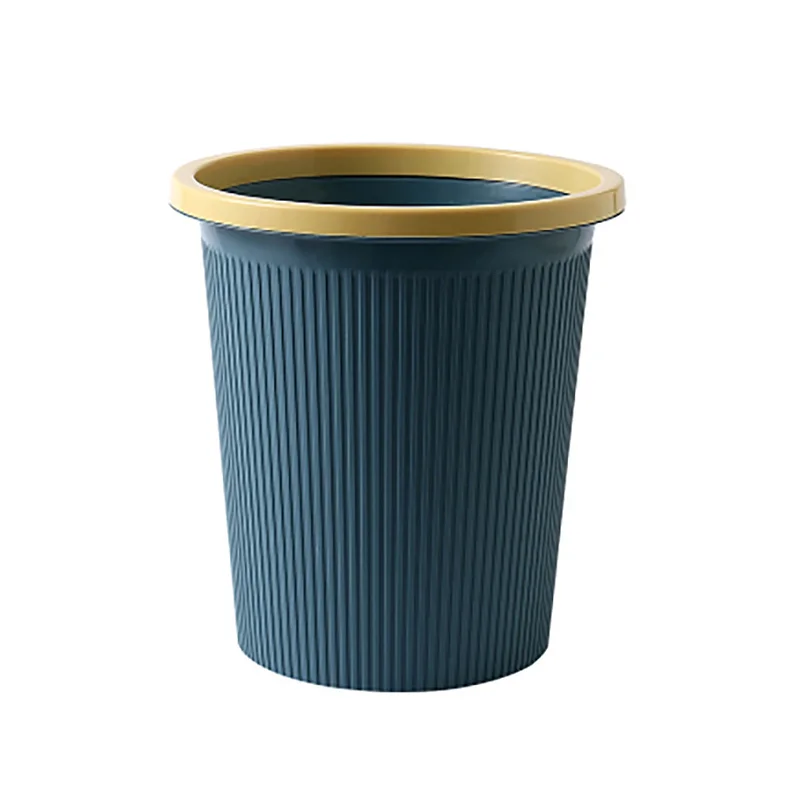 Plastic Ring Press White Blue Yellow Green Refuse Bin Trash Can Waste Basket Garbage Can Bin