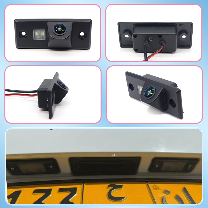For Porsche Cayenne 955 957 HD CCD 1080x720 170° Fisheye Lens 170 Degree Starlight Night Vision Car Reversing Rear View Camera - view 3