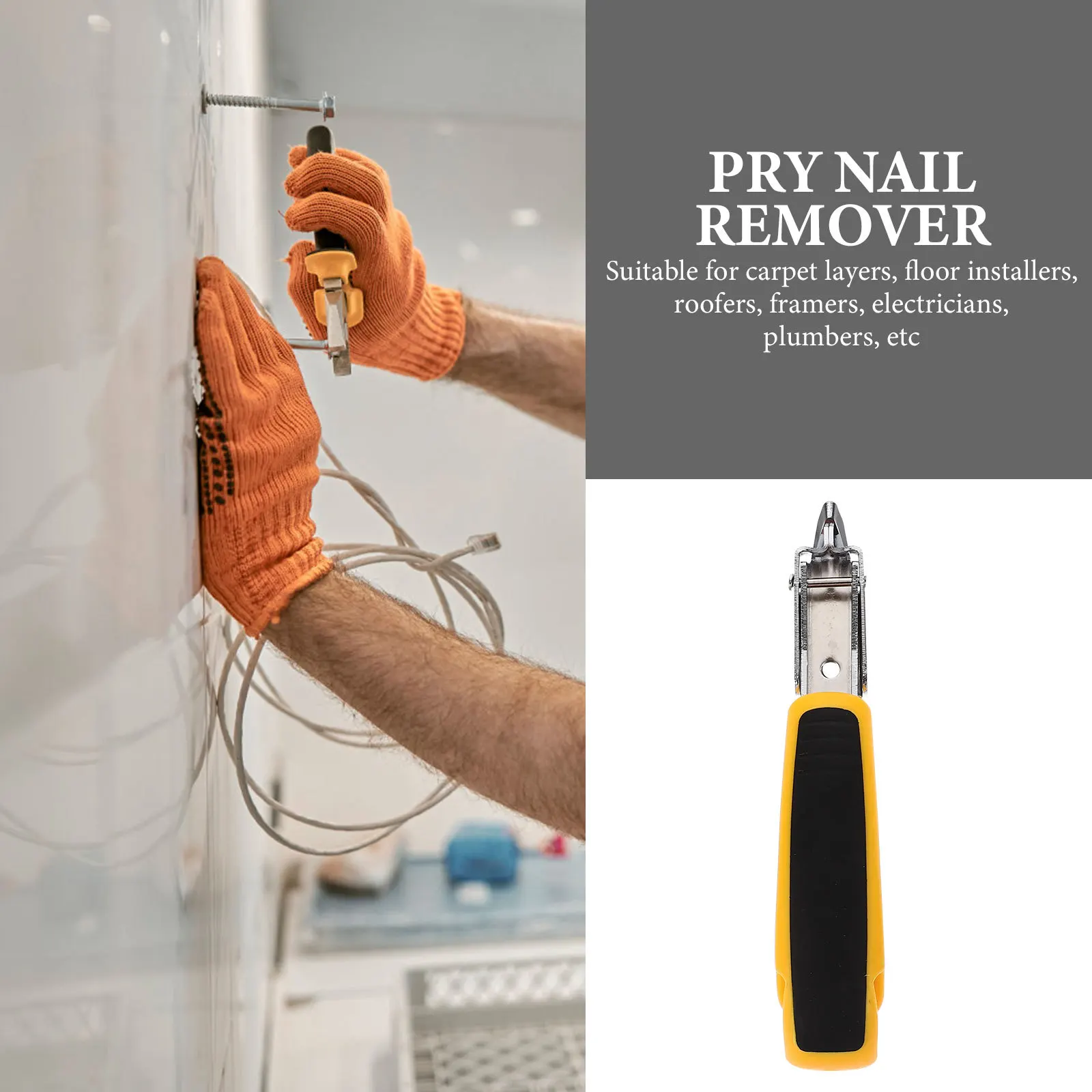 3 قطع يده التيلة مزيل مسمار مجتذب المدمجة خفيفة الوزن مريح رصف أداة للسجاد النجارة مكتب السيارات