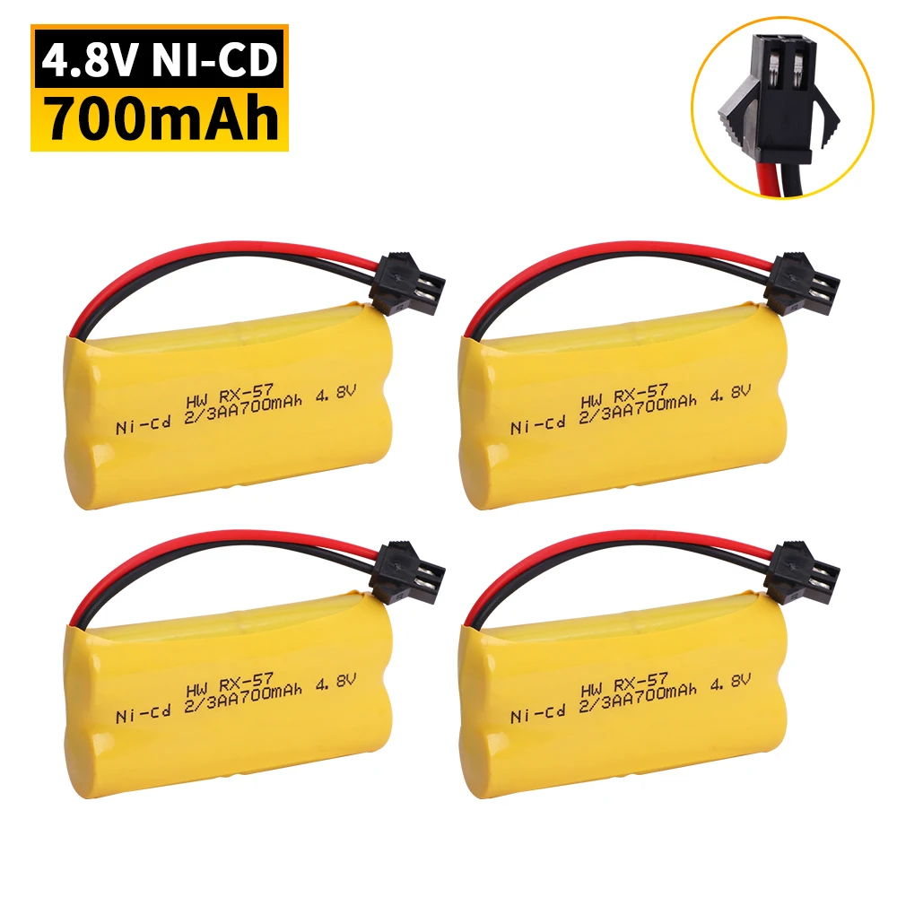 

Ni-CD 700 мАч 4,8 В аккумуляторная батарея для Jiaqi TT660 662 665 пульт дистанционного управления деформационный автомобиль робот электрическая игрушечная часть