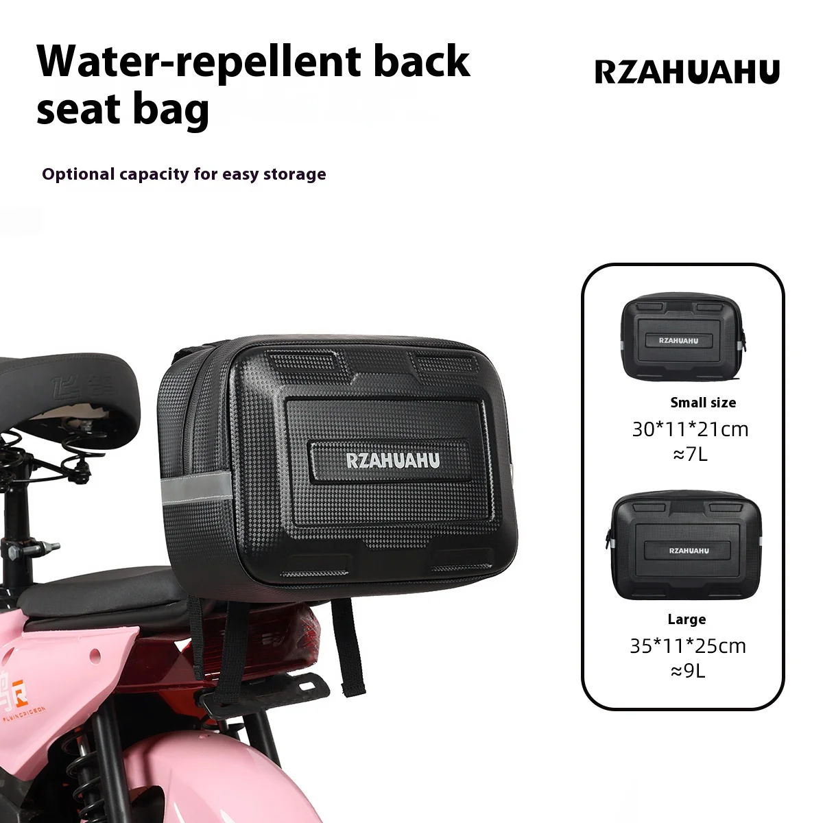 Motorcycle Rear Hanging Bag Motorcycle Waterproof Hanging Bag Battery Bicycle Helmet Charger Storage Device