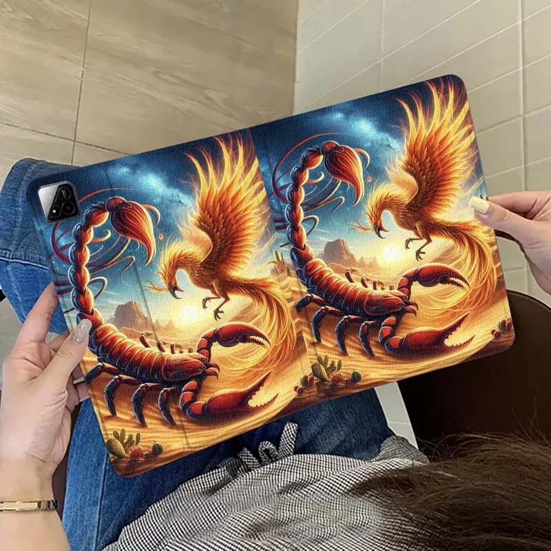 

Burning Scorpion Lightning For Xiaomi Redmi Mi Pad 5 6 6s 7 SE Pro Max Ultra 12.4 12.5 14 inch Tablet Case