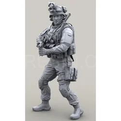 1:35 Ratio Die-cast Resin Special Forces Soldier 1 Character Needs To Be Assembled And Colored By Himself