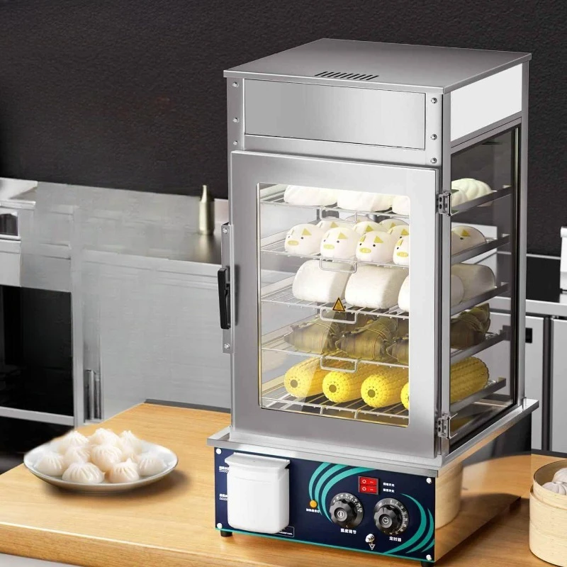 

Defogging steamer cabinet, commercial steamer machine for steamed buns and steamed buns
