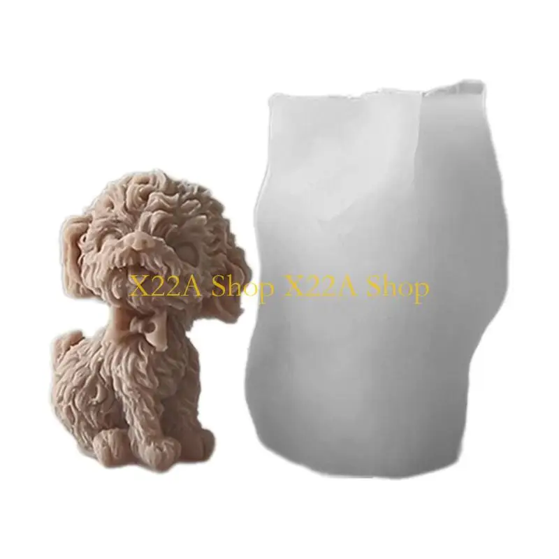 

Unique Flexible Silicone Mold for Crafting Dog Exploy Resin Molds for Candle DIY Enthusiasts Reusable Molds