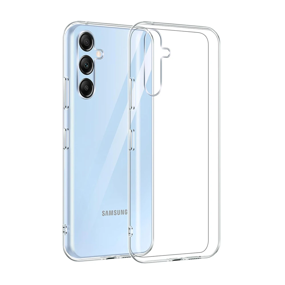 Ultra Thin Silicone Soft Case For Samsung Galaxy A55 A35 A25 A15 A54 A34 A14 A53 A33 A13 A52 A32 4G 5G Transparent Back Cover