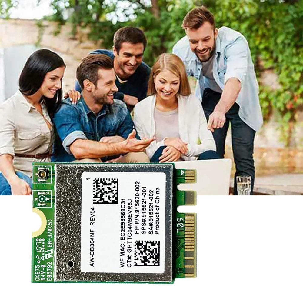 AW-CB304NF RTL8821CE bezprzewodowy karta sieciowa 2.4G/5G dwuzakresowy Bluetooth 4.2 43 bps 802.11AC Laptop IPC karta sieciowa