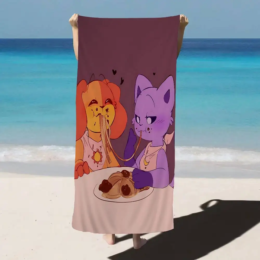 Game Poppy-p-playtimes Microfiber Printed Beach Towel Mountain Climbing Yoga Beach Swimming Running Absorbent Soft Towel