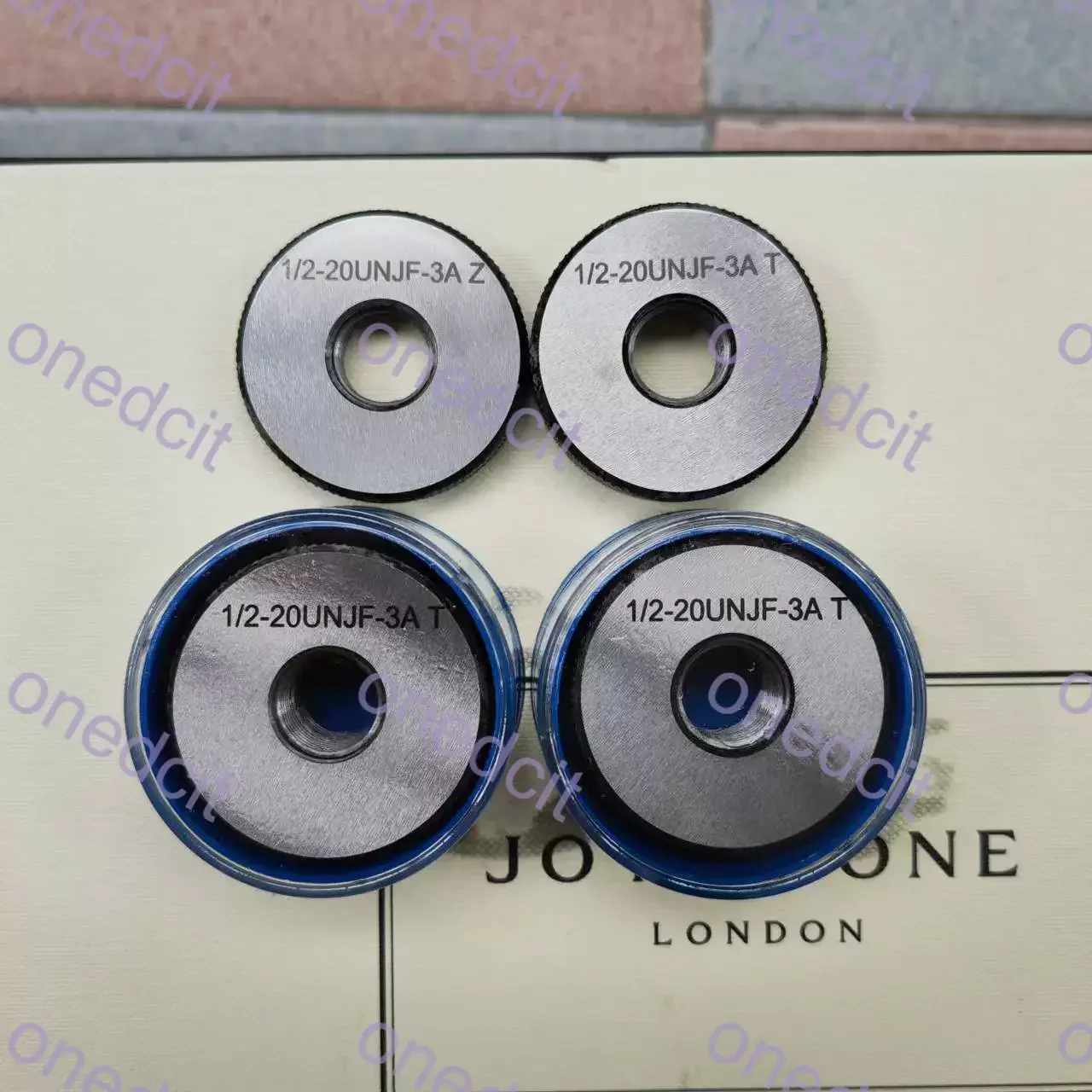 الولايات المتحدة اليسار موضوع حلقة قياس 6-32 4-40 10-32 12-24 5/16-24 3/8-24 LH المعيار الأمريكي 8-32 أداة قياس الذهاب NOGO #5