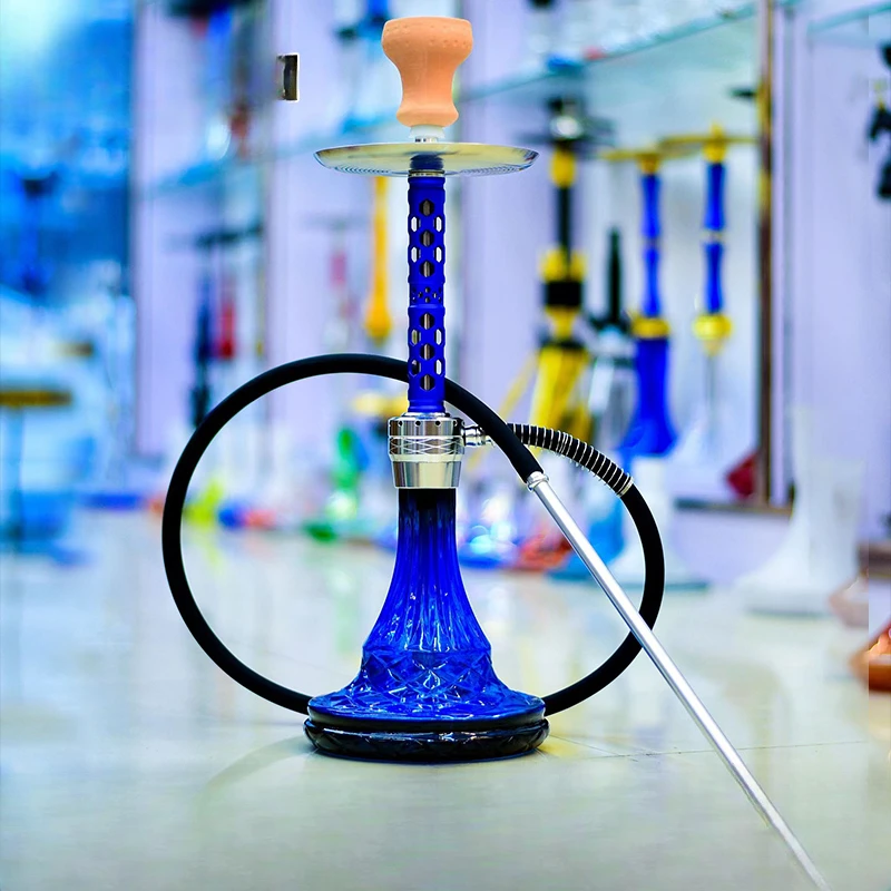 High end alloy single tube glass for Arab hookah home use