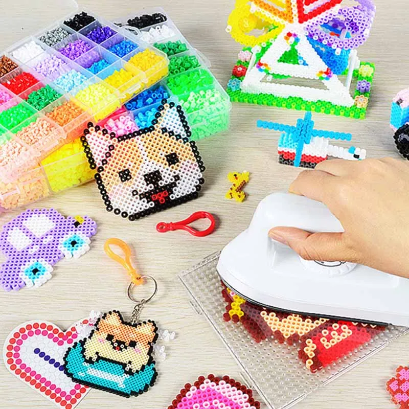 5MM Hama Beads 500pcs Pixel Puzzle Perler Iron Beads for Kids Molten Beads DIY Puzzles High Quality Handmade Gift Toy Fuse Beads