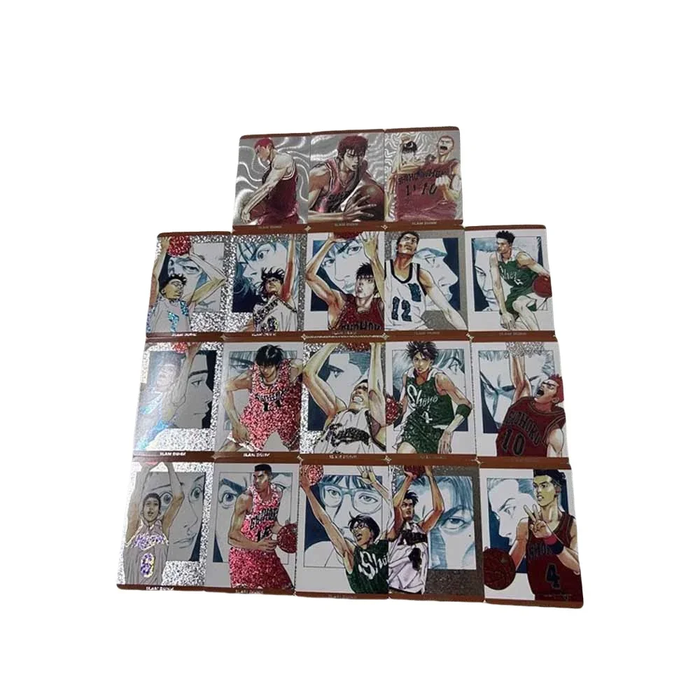 

DIY SLAM DUNK Sakuragi Hanamichi Original Series Set 18pcs Anime Peripheral Game Collection Card Holiday Gift for Children