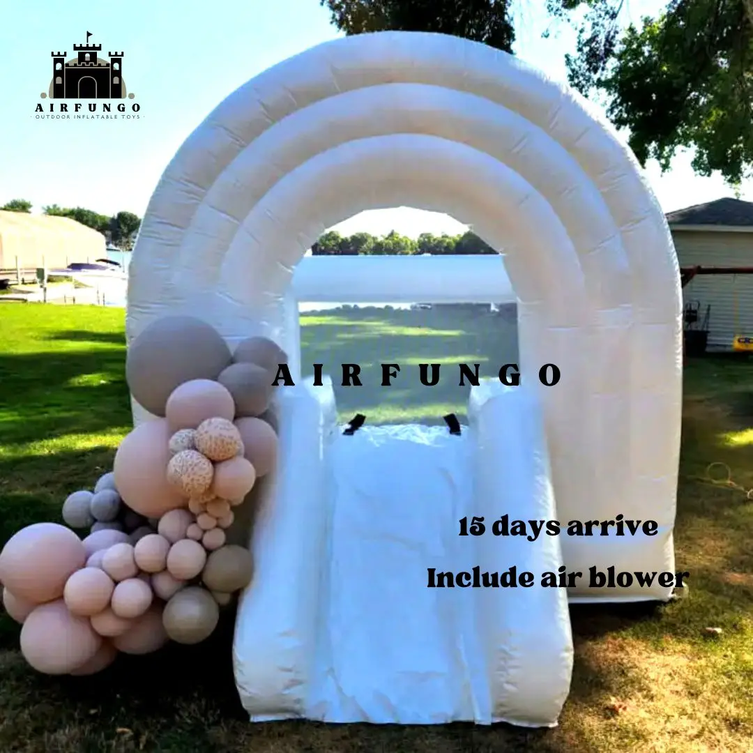 

Customization Inflatable Tollder Ball Pit White Mini Bounce House White Bounce House Jumping Castle/ Bouncy Castle For Soft Play