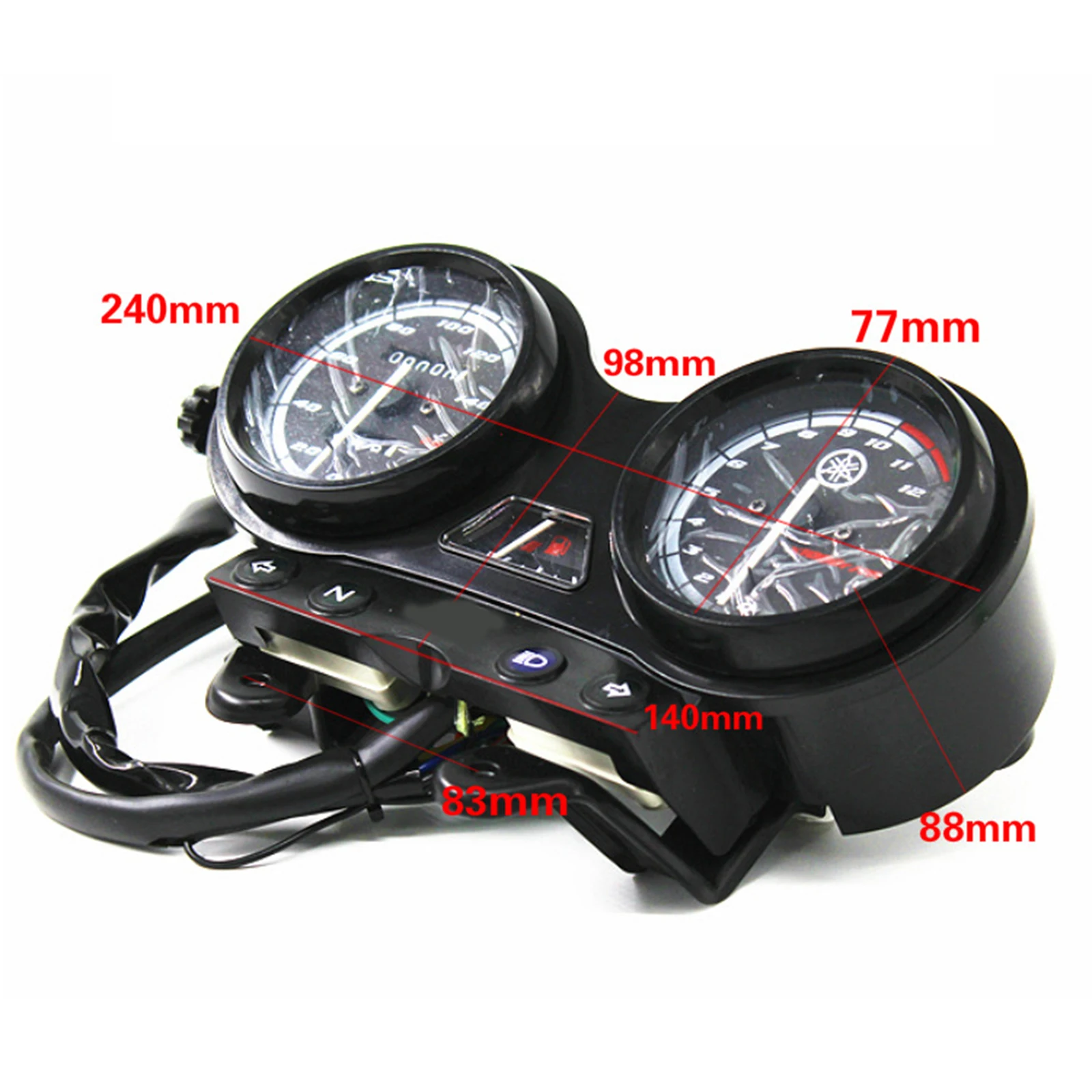 Digital Gauge Instrument Digital Display Speedometer for Yamaha Ybr 125