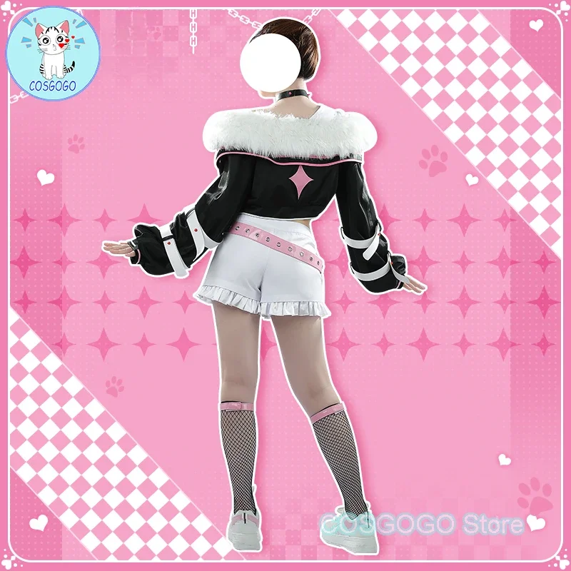 COSGOGO [Customized] NIJISANJI Vtuber Hololive EN Advent Mococo Abyssgard Cosplay Costume Halloween women New Suit Uniform