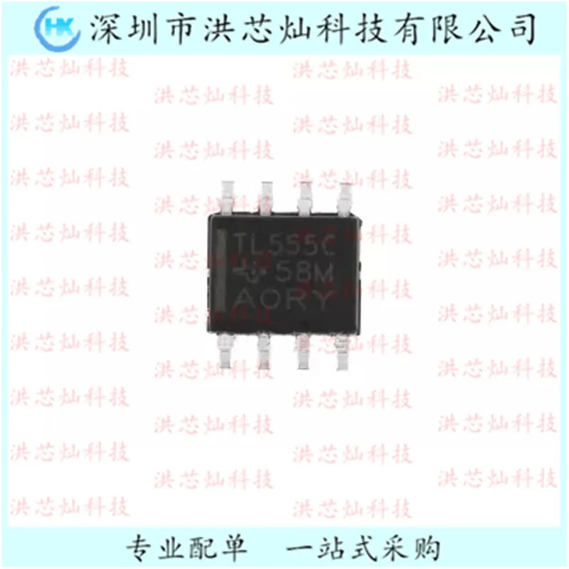 10PCS/LOT  TLC TLC555CDR TL555C SOP-8  TI   IC  Original, in stock. Power IC