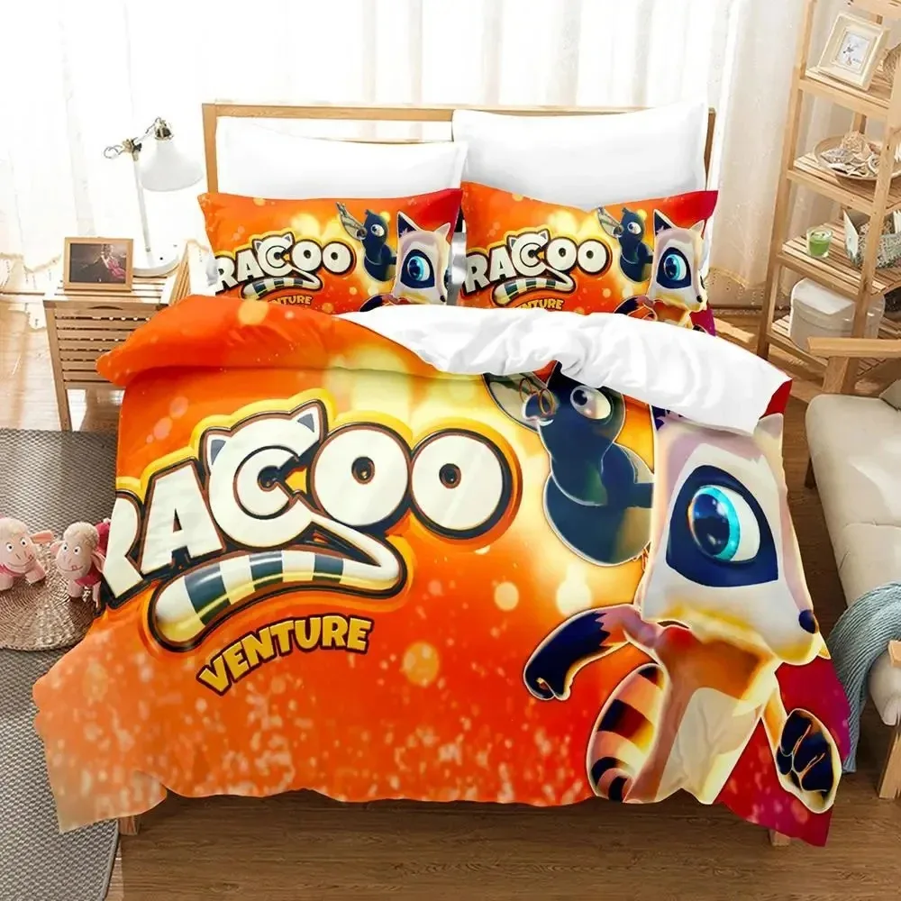 

Raccoo Venture Bedding Set Boys Girls Twin Queen Size Duvet Cover Pillowcase Bed Kids Adult Fashion Home Textileextile