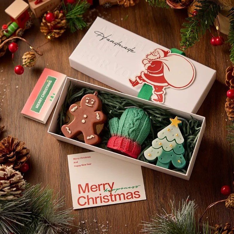 Newest Christmas Candle Creative Handmade Scented Candle High-end Christmas Tree Deer Candle Gift Box Paraffin Wax Aromatherapy - Image 5