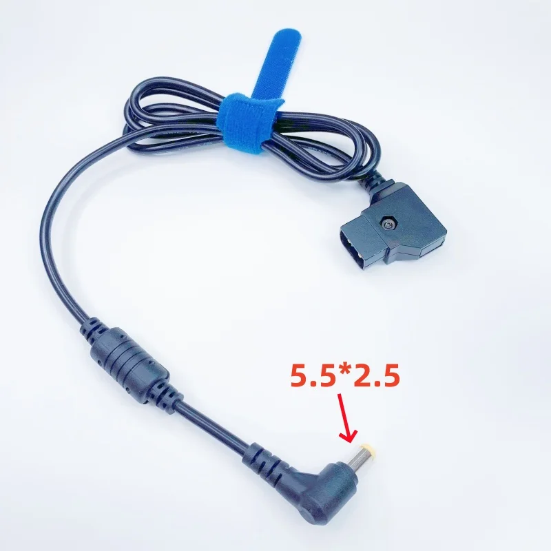 D-Tap Right Angle DC 5.5x2.5mm Cable, Suitable For DSLR Camera Power Cord Anton Monitor DC Power Supply, Length Can Be Customize