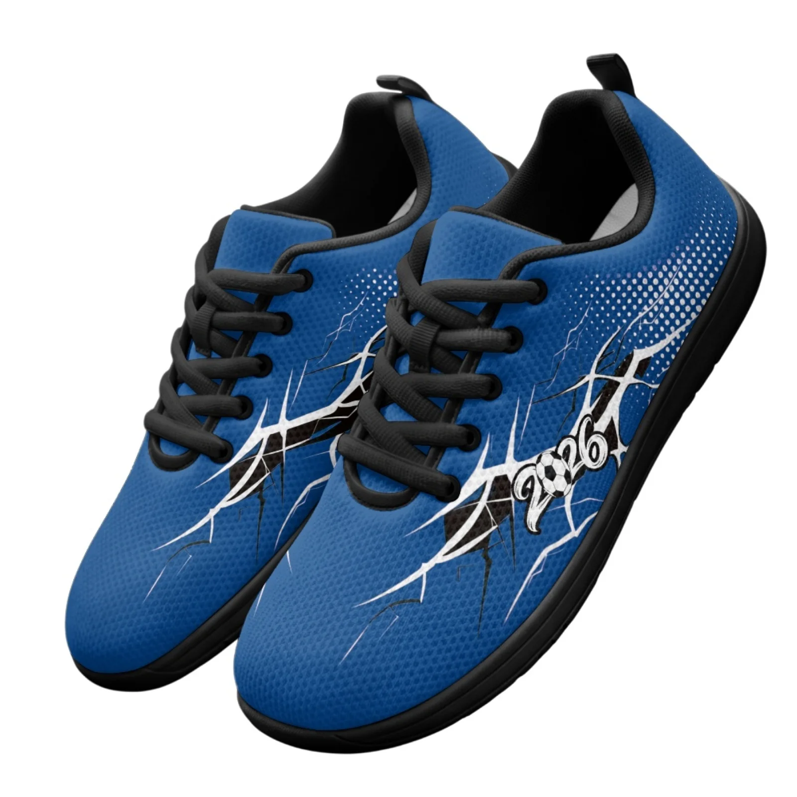 PENSTROLL Blue Black Mesh Comfortable Fashion Sneakers for Work Mesh & EVA Cross Training Shoe Backless Tennis Sneakers