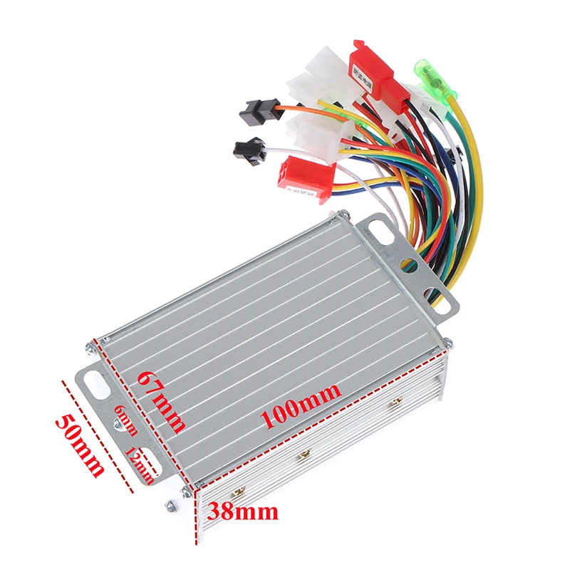 36V/48V 350W Controller motore Brushless regolatore motore cc impermeabile regolatore di velocità per bicicletta elettrica E-bike Scooter