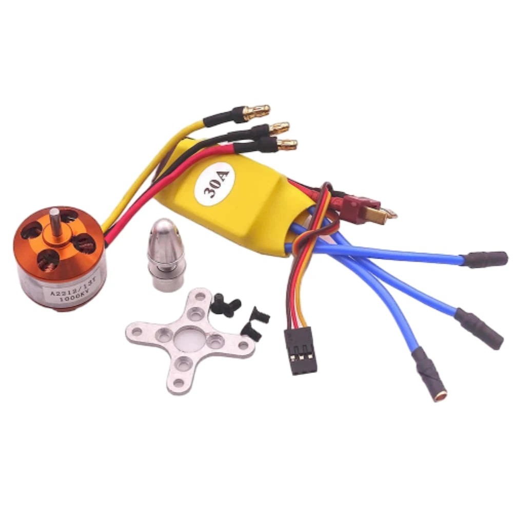 930KV 1000KV 1200KV 1400KV 1800KV 2200KV 2450KV Brushless Motor With 30A Brushless ESC Motor Speed Controller Set For RC Drone