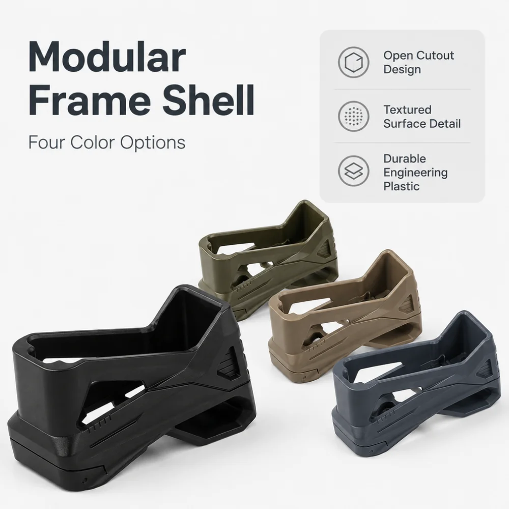 Tactical M4 Fast Magazine Grip Quick Pull MAG Assist Holster Base Pad Rubber Loop 5.56 Magazine Extension Toy Gun Accessories
