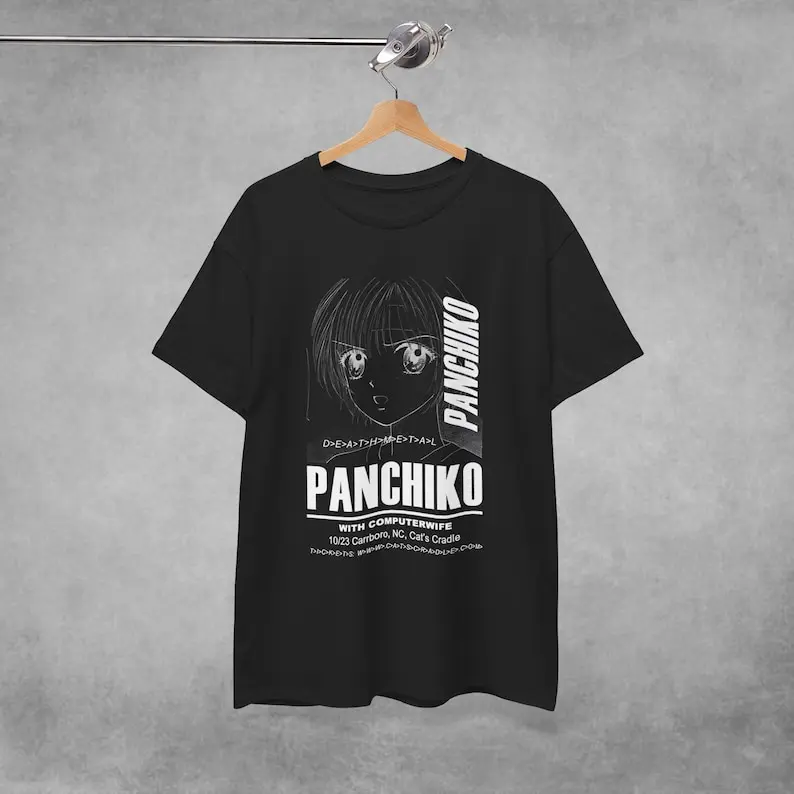 

Panchiko Unisex Concert T-Shirt Computerwife Merch Indie Music for Gift Alternative Rock Artist Graphic Tee Death Meta