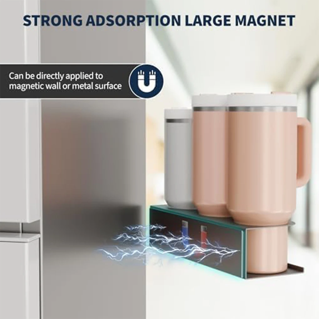 Multifunctional Storage Rack For Home And Put Freely With Strong Magnetic Adsorption Adjustable Storage Bracket