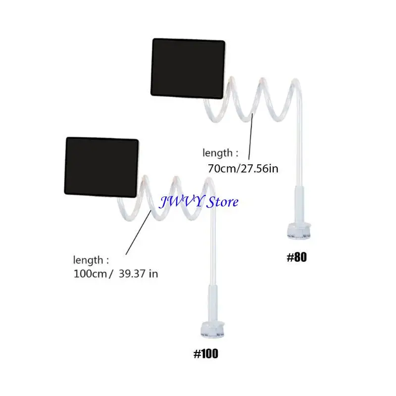 حامل تابلت 573A معقوفة للسرير، حامل ذراع مرن قابل للتعديل #6