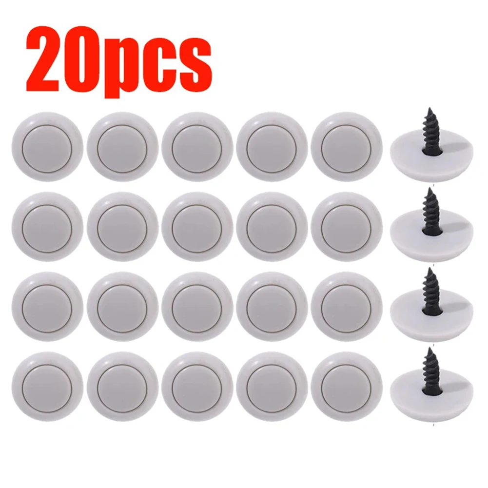 

20Pcs Car Interior Roof Buckles Headliner Ceiling Cloth Fixing Screw Kit Repair Buckle Rivets Retainer Snap Interior Accessories