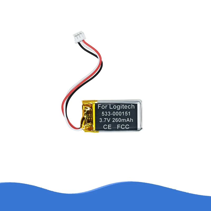 Batería de 260mAh 533-000151 para auriculares para juegos Logitech G535 Lightspeed