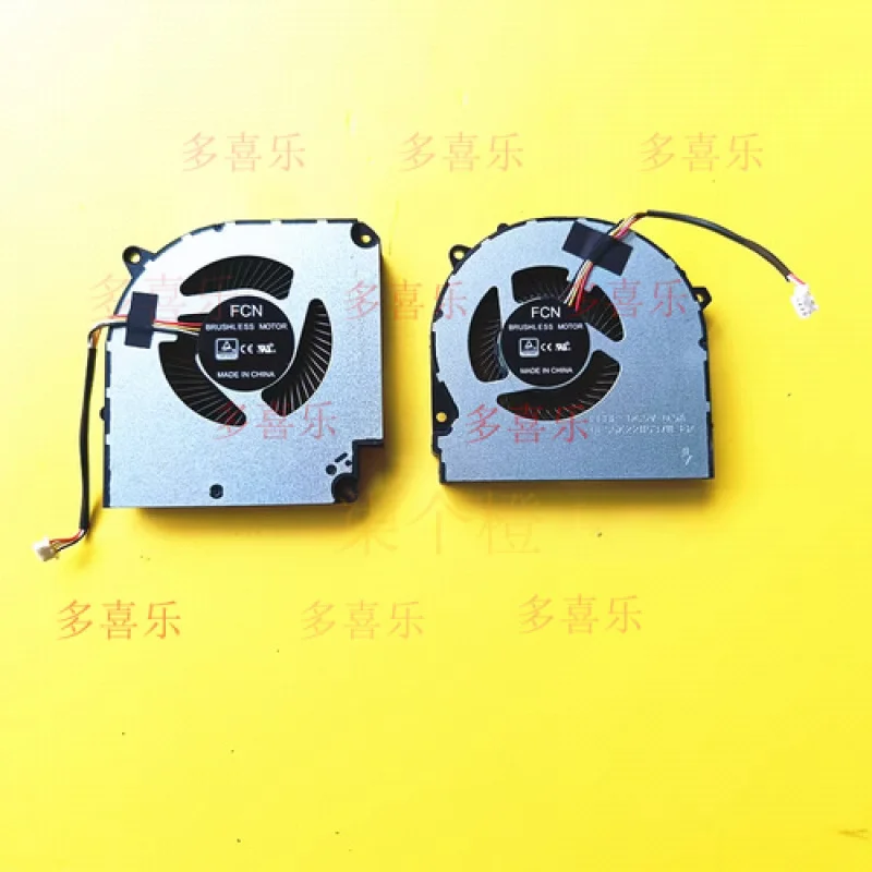 QQ الأصلي ل CLEVO NH77DCQ NH77DDW وحدة المعالجة المركزية + GPU مروحة التبريد R + L