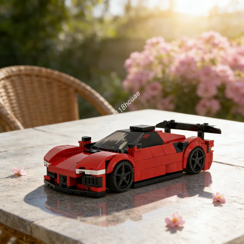 237 個 MOC シボレーテッド コルベット シティ チャンピオンズ モデル ビルディング ブロック アーキテクチャ クリスマス ギフト おもちゃ 教育用ブロック キッズ