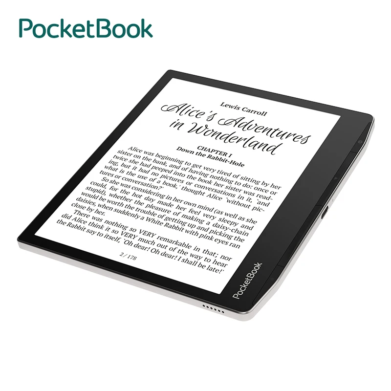 PocketBook Leitor de e-book inkpad 3 pro ipx8 impermeável 7.8 polegadas com capa de manga tela hd smartlight 300 dpi usb e-reader