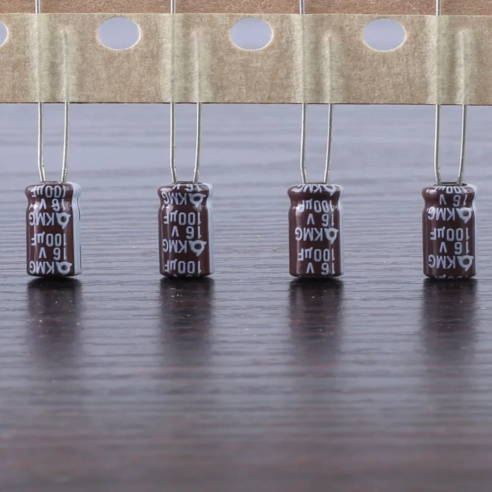 100 stks Nippon Chemi-Con NCC KMG 100mfd 16 V 100 UF elektrolytische Condensator 5X11mm 100uf16v