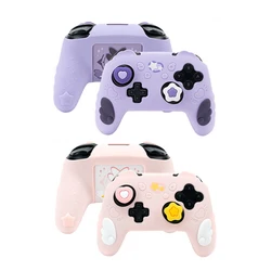 Star Wings Silicone Soft Shell Sticker Skin For Nintendo Switch Pro Game Controller Case Thumb Stick Grip Cap Cover Protector