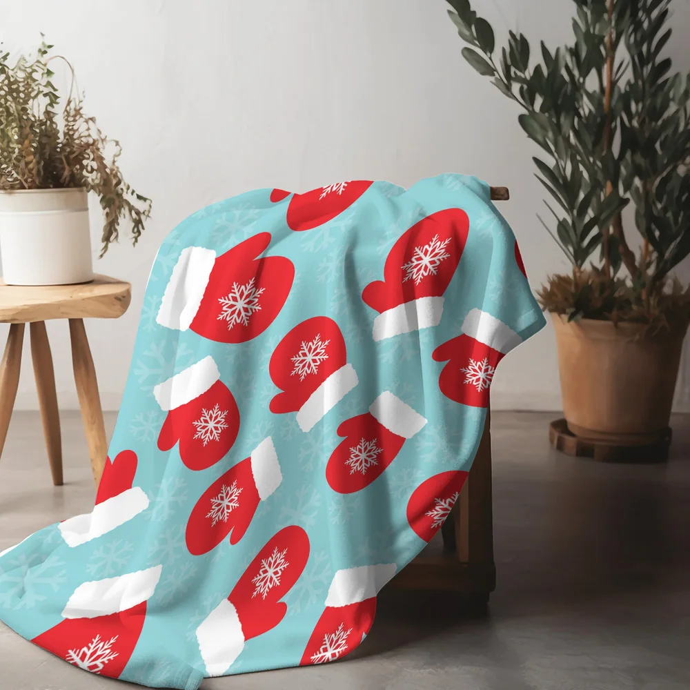 

TU Soft Flannel Blanket Throw Cozy Warm Home Decor Gift Christmas Winter Design Cute Pattern Dorm Room Bedspread Bedding