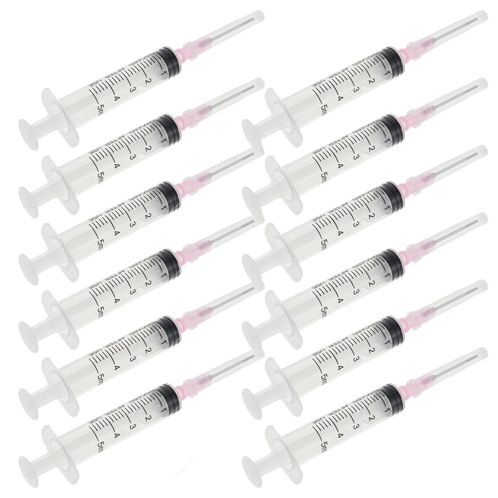 

50Pcs Fountain Pen Ink Refill Syringe Leak-Proof Plastic Ink Absorbing Tool Flat Tip Needle for Precise Filling